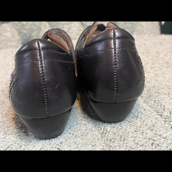 Kumpfs (Ziera)Black Leather Rubber Sole Comfort Shoe - Mary Janes 37. 7..5 (US) - Picture 5 of 9